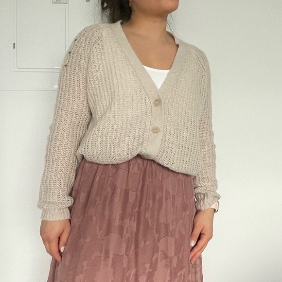 Kimchi Blue wool blend cardigan M - Picture 6 of 13